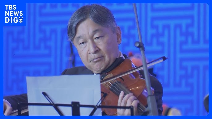 陛下 自身のビオラで「浜辺の歌」など演奏　天皇皇后両陛下 モンゴル大統領夫妻主催の晩さん会に出席